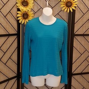 Nike YOUTH LONG SLEEVE T-SHIRT SZ 16/18 NICE TEAL